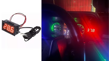 COMO INSTALAR SENSOR DE TEMPERATURA DIGITAL PARA O MOTOR PASSO A PASSO #cars ‹ DenilsonGaldino ›