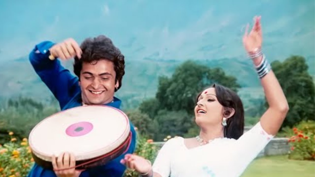 Dafali Wale Dafali Baja      Lata Mangeshkar HIT OLD SONG  Rishi Kapoor  Sargam