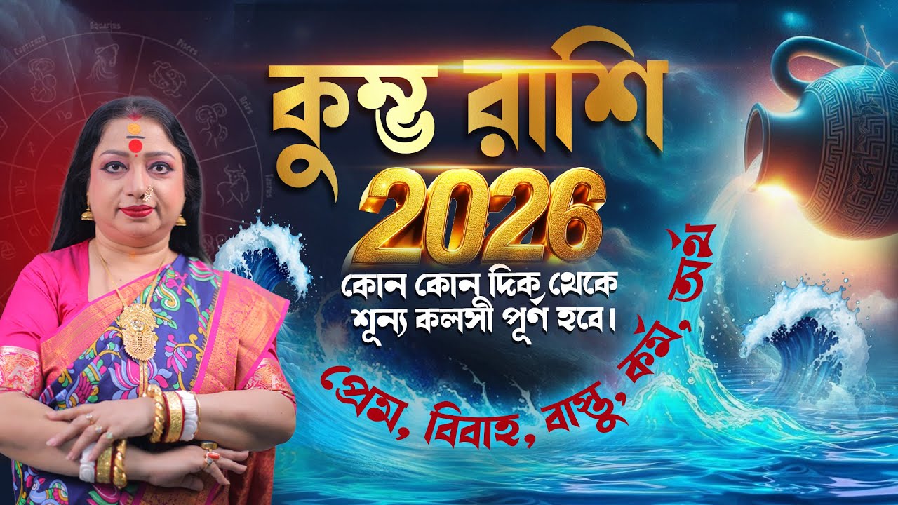2026 কুম্ভ রাশি কোন কোন দিক থেকে শূন্য কলসী পূর্ণ হবে I Astrologer Baishali Sarkar I 2026
