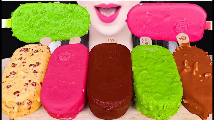 ASMR MAGNUM ICE CREAM PARTY *CHOCOLATE, RUBY, ALMO...