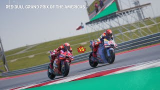 MotoGP24❗EPIC BATTLE 🔥 BAKU HANTAM BAGNAIA VS MARQUEZ DI AUSTIN😱#AmericasGP MotoGP23 Tv Replay by Azka_66 20,011 views 1 month ago 16 minutes