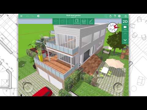 Zuhause Design 3D Outdoor / Garten