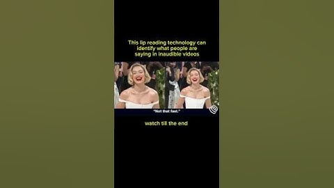 Read lips with AI🗣️#ai #chatgpt #aitools #openai #aitips #machinelearning #ainews #lipsync #readlips