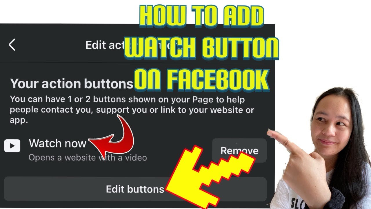Facebook View Video Command Button How to add watch video button in FACEBOOK PAGE | Watch Button ...