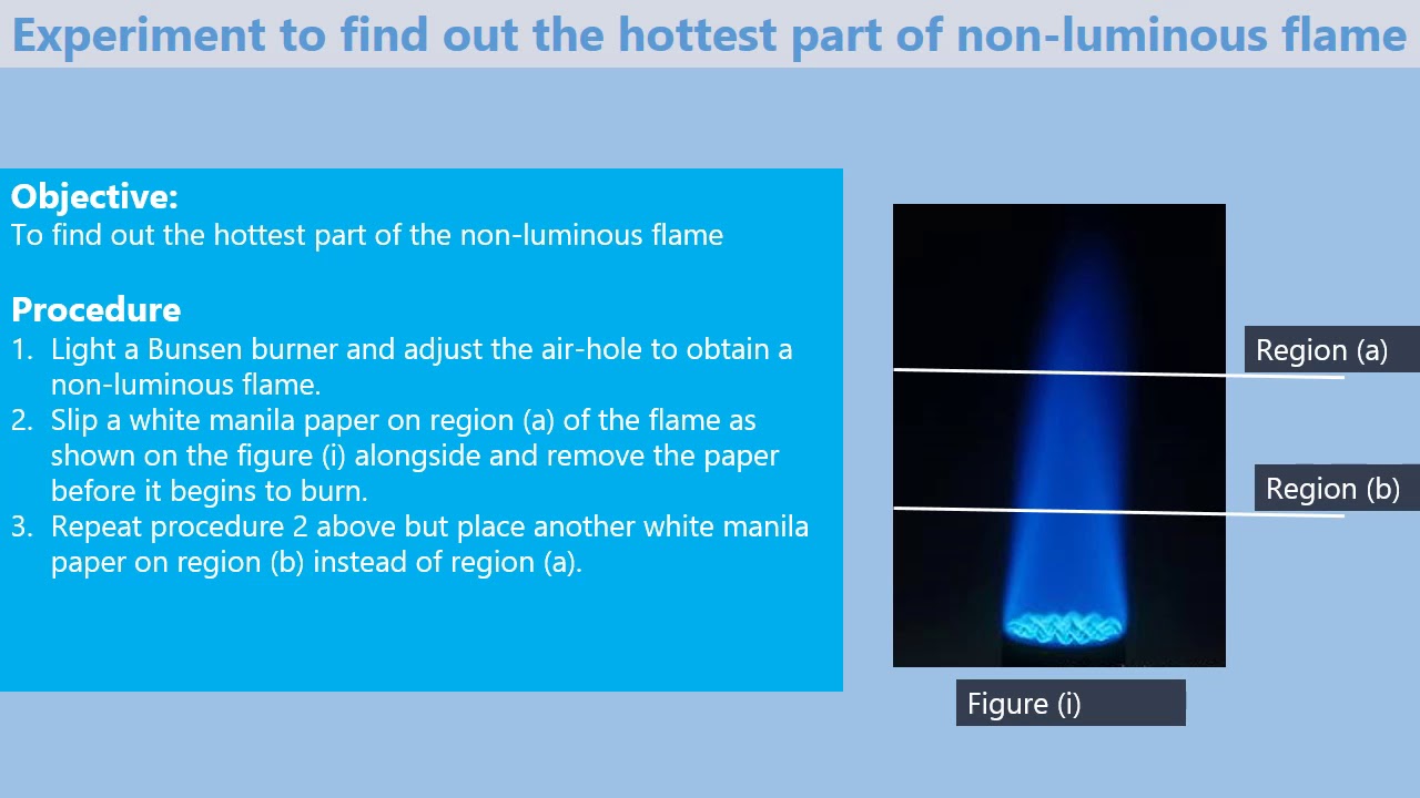 Experiment To Find Out The Hottest Part Of Non Luminous Flame YouTube experiment-to-find-out-the-hottest-part-of-non-luminous-flame-youtube