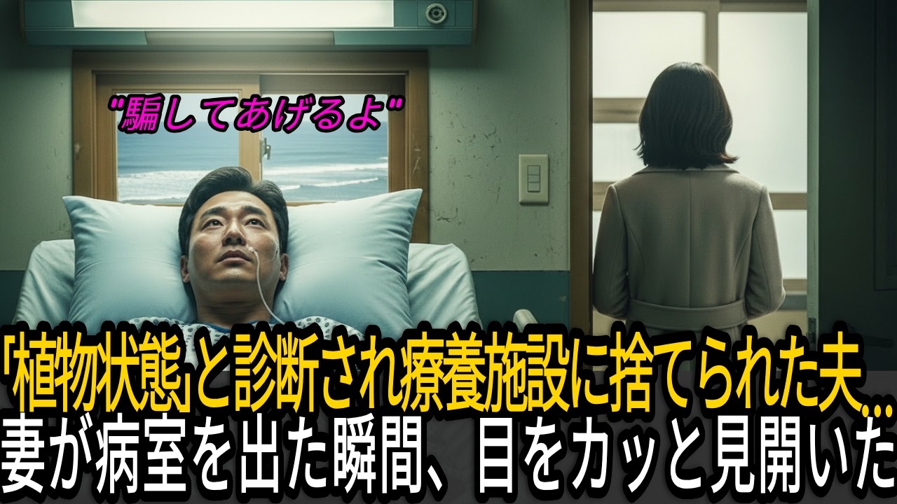 事故で植物状態と診断され施設に見捨てられた夫…妻が病室のドアを出た途端、目をパッと開けて。 | 人生の教訓 | 感動する話 | オーディオブック | 感動実話