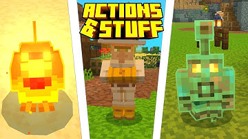 Every Secret Feature in Actions & Stuff 1.6 (Minecraft Bedrock)