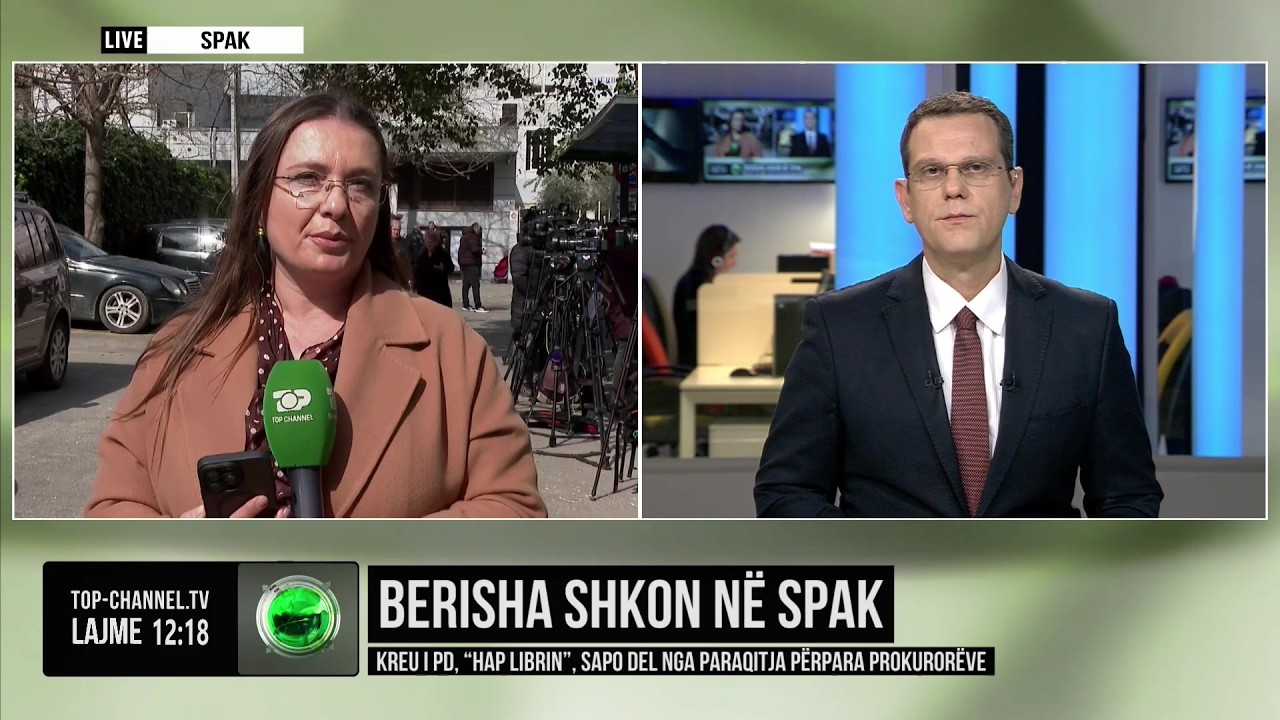 Top Channel/ Berisha shkon në SPAK! “Hap librin”, sapo del nga paraqitja përpara prokurorëve