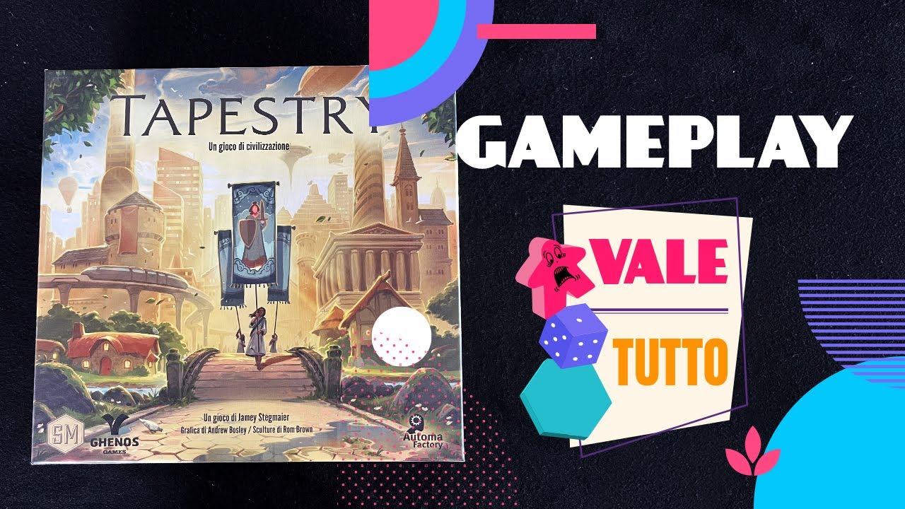 Tapestry Gameplay partita in solitario 46 YouTube