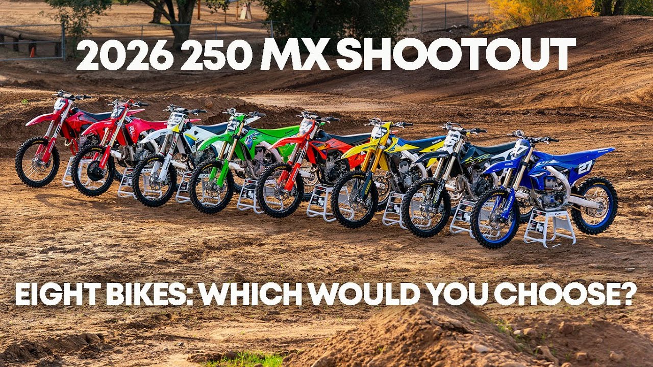 Соревнования по мотокроссу 250 2026 | 8 мотоциклов, 1 победитель!