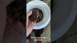 Worm farm for fishing #bassfishing #fishing #worms #wormfarm