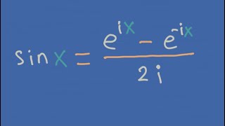 sinx in terms of e and i PROVED