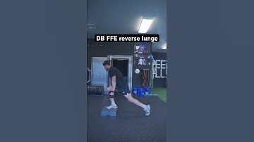 DB FFE reverse lunge
