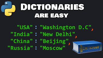 Python dictionaries are easy 📙