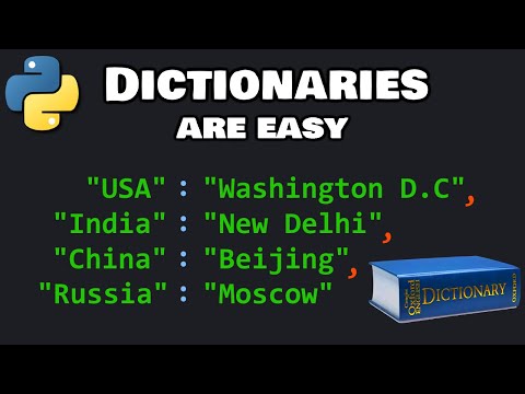 Python dictionaries are easy ?