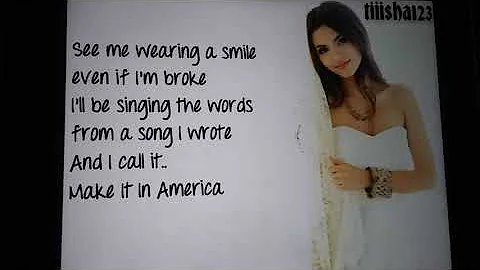 Me: Kendra McCord singing "Make it in America" by:...