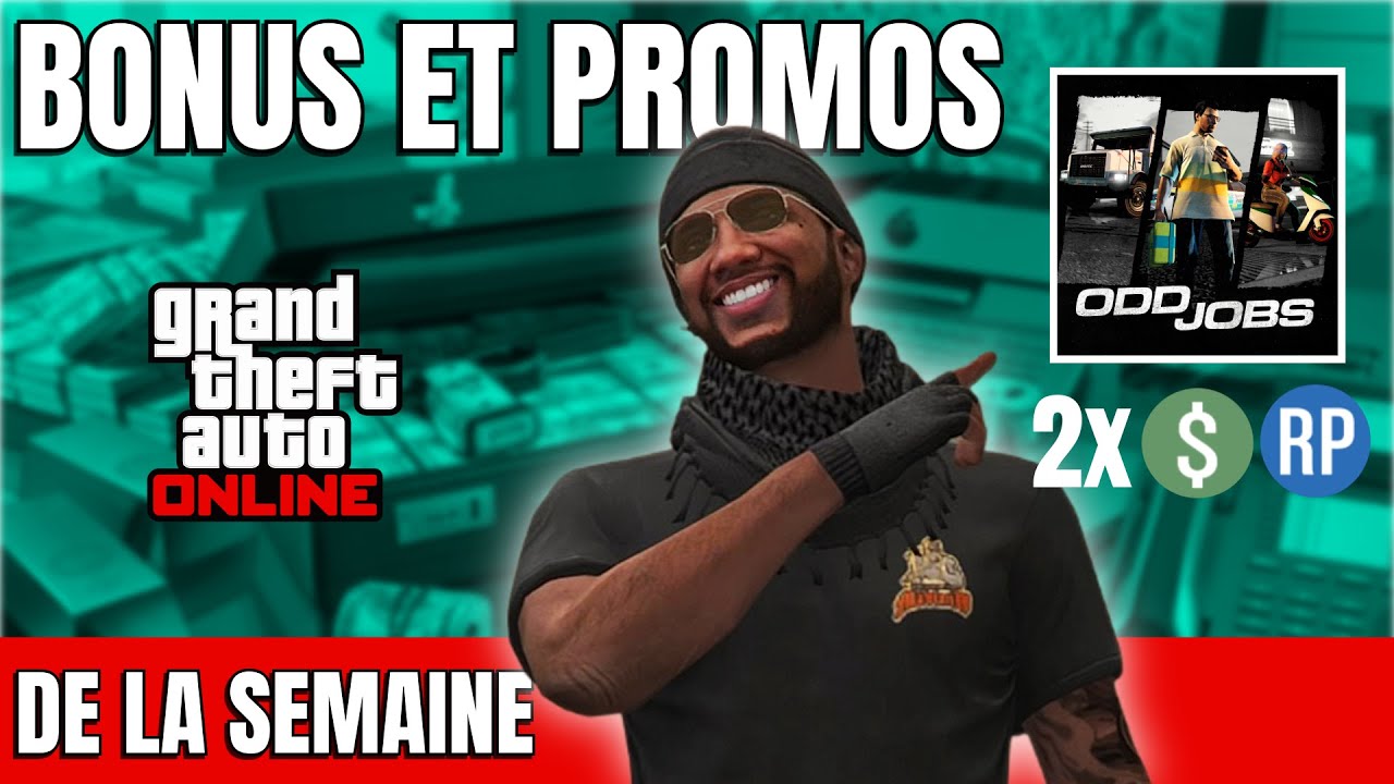 NOUVEAUX CONTENUS ET VÊTEMENTS RARES !!! GTA Online : Bonus & Promos de la semaine