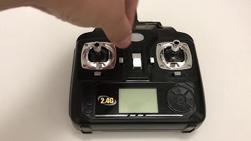 Syma X5C-1/Syma X5SW Transmitter Explained