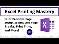 Excel Printing Mastery: From Preview to Perfect Printing