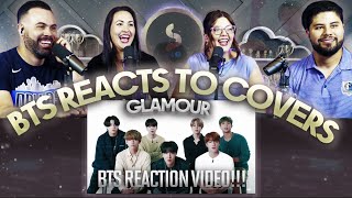 "BTS Watches Fan Covers On YouTube" Reaction - They’re just like us! 😅 | Couples React