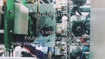 IML-6 cavity of 250ml rectangular box (we supply IMM machine, robot, mold Turnkey system)