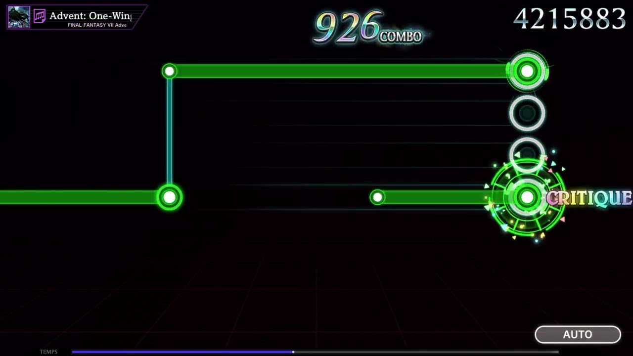 シアトリズム THEATRHYTHM FINAL BAR LINE - Advent: One-Winged Angel (FFVII Advent Children) - Supreme 16