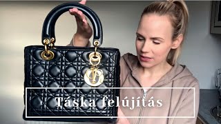 TÁSKA FELÚJÍTÁS: PRE-LOVED CHRISTIAN DIOR - LADY DIOR