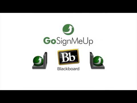 Blackboard Learning Management System Integrates with GoSignMeUp