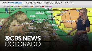 Severe storms possible around Denver with hot temperatures