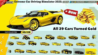 その他 GRAPHT driving simulator All 29 CARS Turned Into Gold In Extreme Car Driving Simulator In