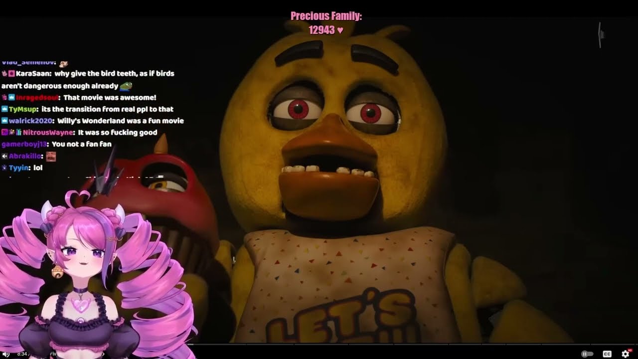 Ironmouse Reacts to Scary Videos | VOD Archive Nun (Re-upload)