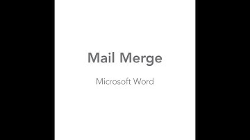 Microsoft Word - Mail Merge | IT | Level -4 | Class -12th