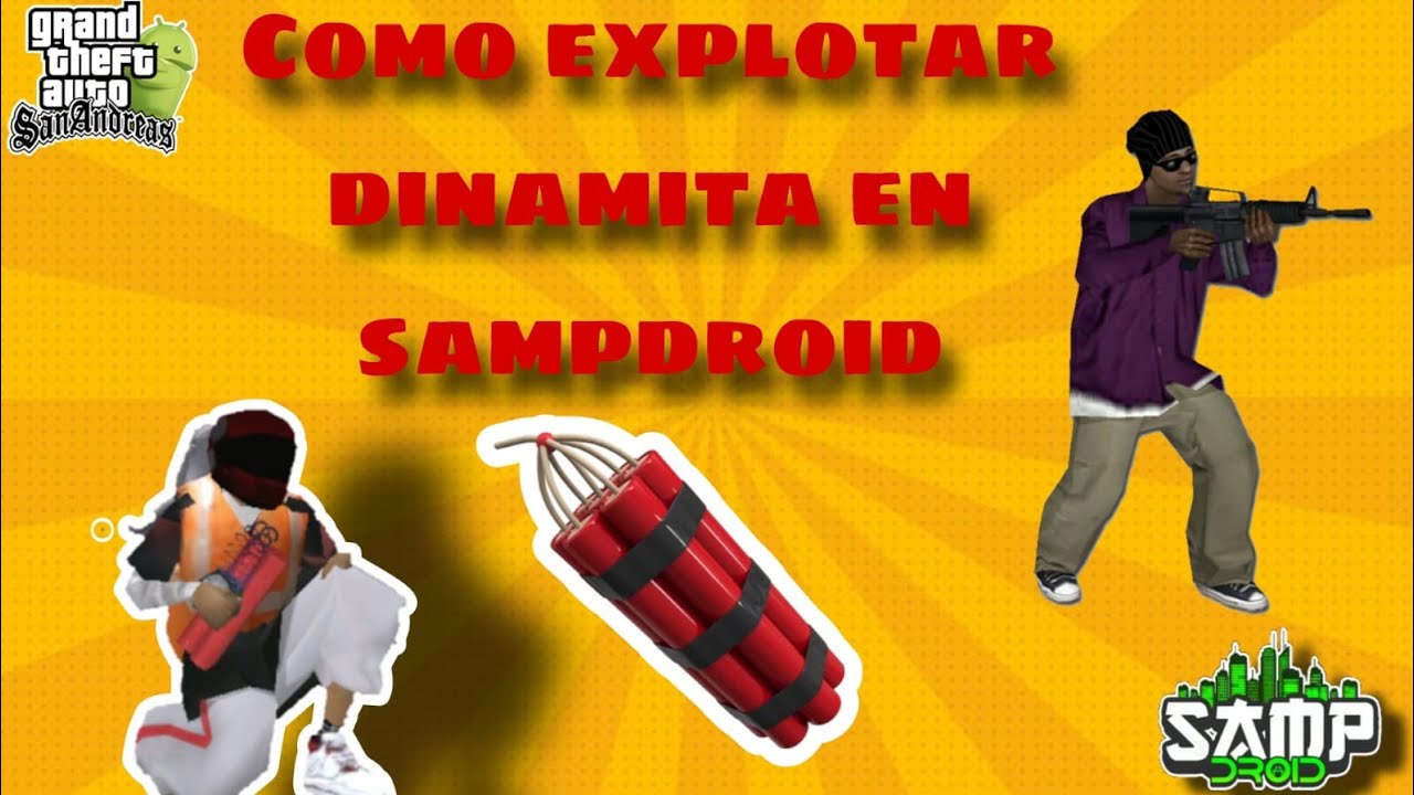 Como Explotar Cajeros Con Dinamita En SampDroid | SampDroid Roleplay