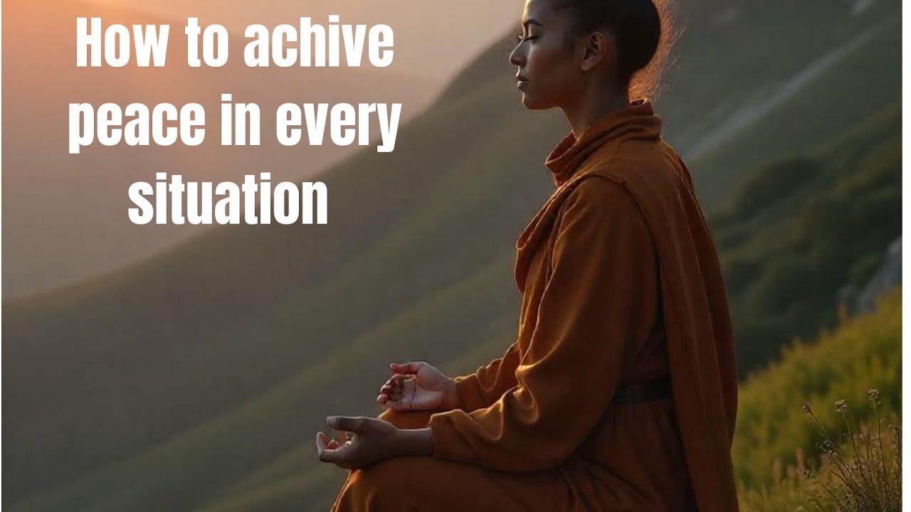 how to achieve peace in every situation - YouTube