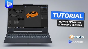 How to Export UV Map Using Blender | 3D Changer