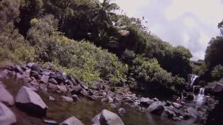 Autumn Swimming in Seven Sacred Pools, Maui