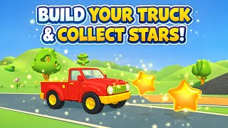 لعبة تعليمية للأطفال | ابنِ شاحنة واجمع النجوم screenshot 3