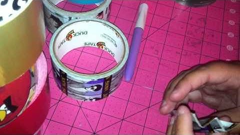 HOW TO MAKE A DUCT TAPE BOW!