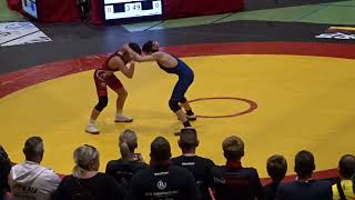 Leon Weller (RSV Greiz) - Elias Bolich (SV Preußen Berlin) B-Jugend 52kg FS DM 2023 Frankfurt/Oder