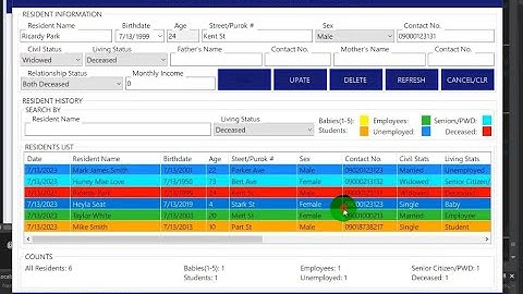 SIMPLE CRUD 10 | TAGALOG TUTORIAL | (RESIDENT INFORMATION SYSTEM)
