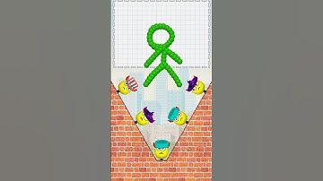 Draw to Smash| Logic Puzzle: Level 735 #drawtosmash #gamingshorts