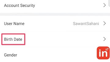 How to Change Date of Birth in Profile | LightInTheBox App