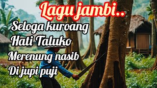 🔴LAGU JAMBI SELOGA KURANG -HATI TALUKO-MERENUNG NASIB-DI PUJI PUJI