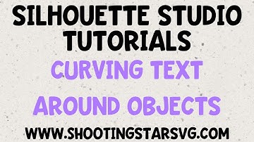 Curving Texts around Objects in Silhouette Studio