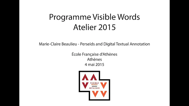 Marie Claire Beaulieu Perseids and Digital Textual...