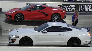 C8 Corvette vs Mustang GT