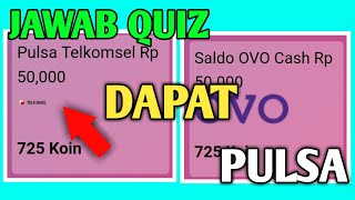 Misi Cuma Jawab Quiz Dapat Pulsa Bro - Aplikasi penghasil pulsa gratis termudah tercepat dan terbaru screenshot 5