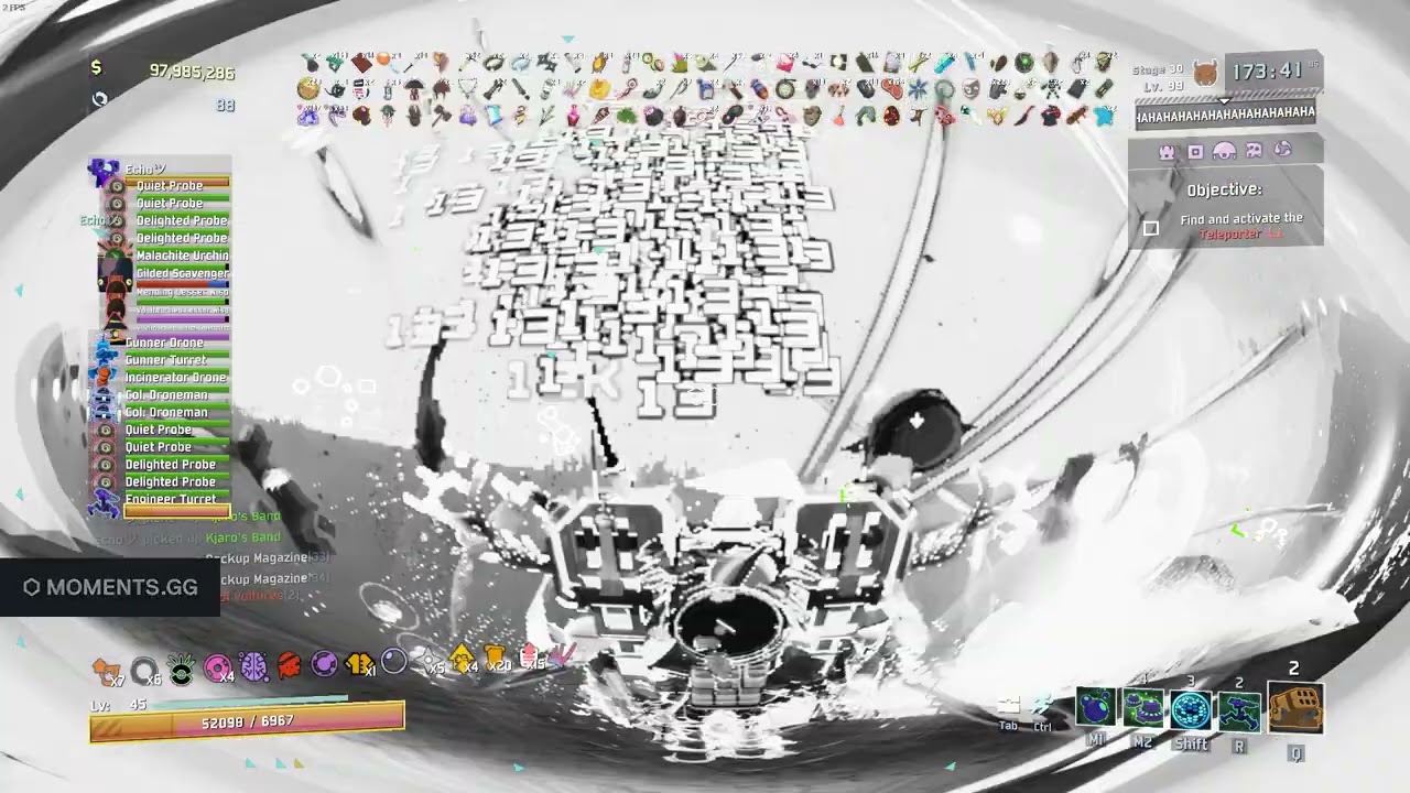 my games looses color then i get zapped out of existence