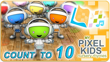 10 Little Robots Learning to Count Nursery Rhymes