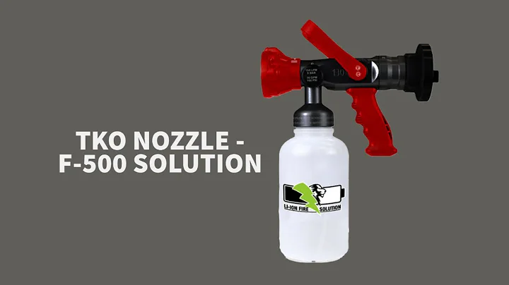 TKO Nozzle with F-500 Solution Testing Video.